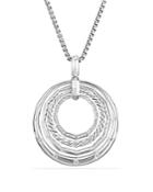 David Yurman Stax Medium Pendant Necklace With Diamonds
