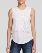 Generation Love Tank - Lace Overlay