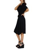 Atm Anthony Thomas Melillo Off-the-shoulder Midi Knit Dress
