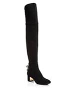 Tory Burch Women's Laila Suede Over-the-knee Boots