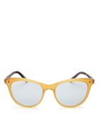 Oliver Peoples Jardinette Mirrored Cat Eye Sunglasses, 52mm
