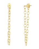 Milanesi And Co 14k Yellow Gold Chain Link Drop Earrings