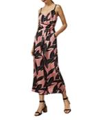 Ted Baker Diantha Sour Cherry Palm-printed Jumpsuit