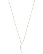 Bloomingdale's Diamond Crescent Necklace In 14k Yellow Gold, 0.35 Ct. T.w. - 100% Exclusive