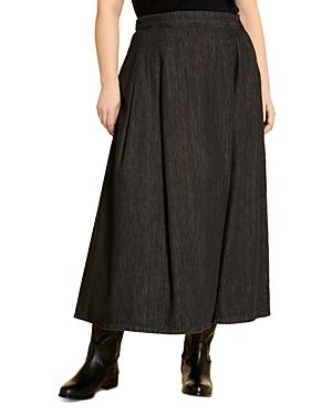 Marina Rinaldi Calamaio Denim Maxi Skirt