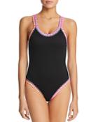 Pilyq Platinum Stitched Ribbed One Piece Swimsuit - 100% Exclusive