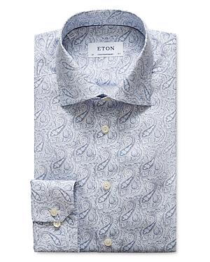 Eton Paisley Regular Fit Dress Shirt