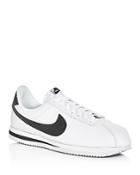 Nike Cortez Leather Lace Up Sneakers