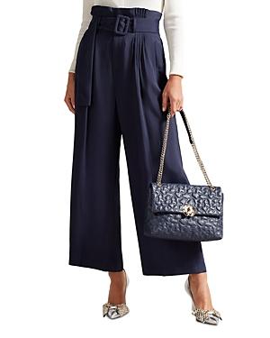 Ted Baker Kendyl High Waist Paperbag Straight Leg Pants