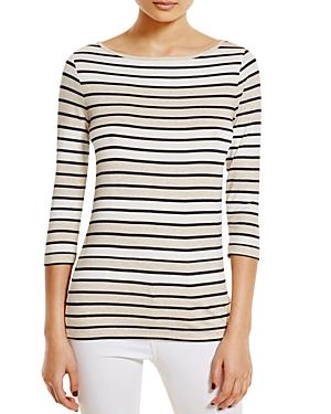 Three Dots British Striped Tee - 100% Bloomingdale's Exclusive