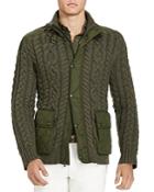 Polo Ralph Lauren Cable Knit Hybrid Sweater Jacket - 100% Exclusive