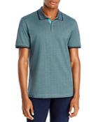 Theory Textured Regular Fit Polo Shirt