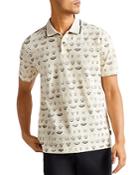 Ted Baker Colves Floral Print Polo Shirt