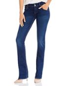 Hudson Beth Mid Rise Bootcut Jeans In Obscurity