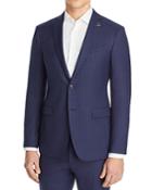 John Varvatos Star Usa Bleecker Tonal Check Slim Suit Jacket
