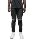 Purple Brand P001 Low Rise Skinny Fit Jeans In Mid Indigo