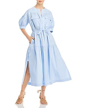 Derek Lam 10 Crosby Andie Puff Sleeve Maxi Dress