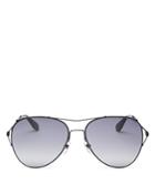 Givenchy Shiny Black Sunglasses With Gray Gradient Lenses