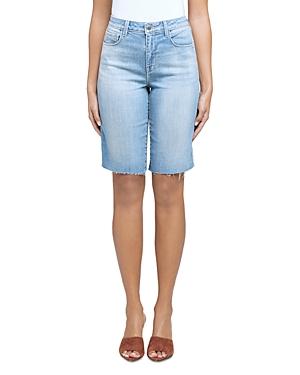 L'agence Taylor High Rise Bermuda Jean Shorts In Ashford