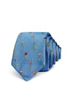 Paul Smith Wildflowers Silk Skinny Tie
