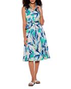 Nic And Zoe Scribble Vines Shirt Dress