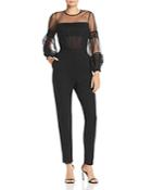 French Connection Paulette Sheer Detail Jumpsuit