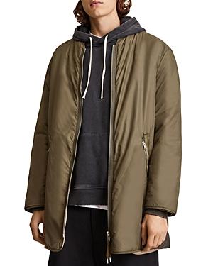 Allsaints Pais Fleece Lined Removable Collar Jacket