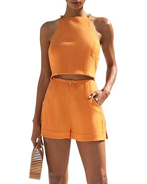 Cult Gaia Molly Scoop Pocket Shorts