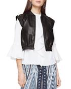 Bcbgmaxazria Ace Faux-leather Vest