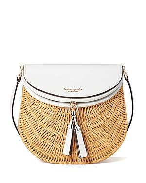 Kate Spade New York Catch Medium Wicker Crossbody