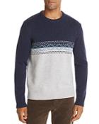 The Men's Store At Bloomingdale's Color-block Fair-isle Merino Wool Sweater - 100% Exclusive