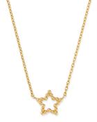 Moon & Meadow 14k Yellow Gold Beaded Star Adjustable Necklace, 16-18 - 100% Exclusive