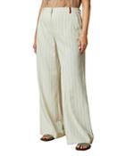Marina Rinaldi Regolare Pinstriped Wide Leg Pants