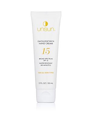 Unsun Cosmetics Emollient Rich Hand Cream Spf 15 1.7 Oz.