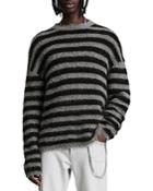 Allsaints Adams Oversized Fit Striped Sweater