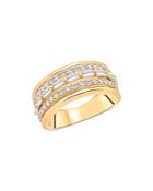Bloomingdale's Diamond Round & Baguette Statement Ring In 14k Yellow Gold, 1.0 Ct. T.w. - 100% Exclusive