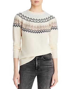 Aqua Cashmere Fair Isle Sweater - 100% Exclusive
