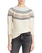 Aqua Cashmere Fair Isle Sweater - 100% Exclusive