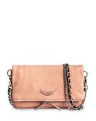 Zadig & Voltaire Rock Nano Foldover Chain Strap Bag