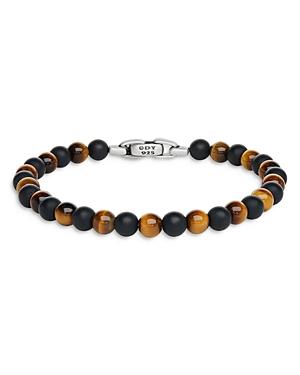 David Yurman Spiritual Beads Bracelet With Black Onyx And Tiger's Eye