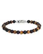 David Yurman Spiritual Beads Bracelet With Black Onyx And Tiger's Eye