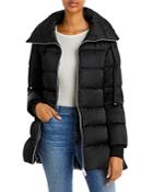 Herno Sateen High/low Down Puffer Coat