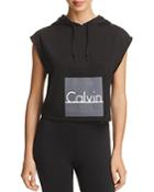 Calvin Klein Id Cropped Hoodie
