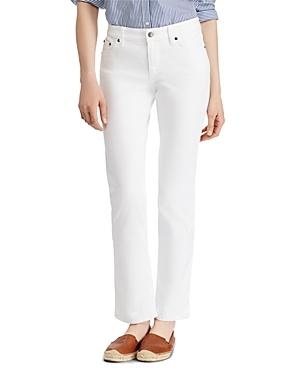 Lauren Ralph Lauren Modern Straight Curvy Jeans In White