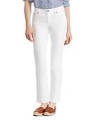 Lauren Ralph Lauren Modern Straight Curvy Jeans In White