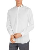 The Kooples Officer Collar Slim Fit Button-down Shirt