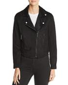 Kenneth Cole Faux-suede Moto Jacket