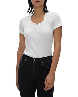 Helmut Lang Ribbed Halter Tee