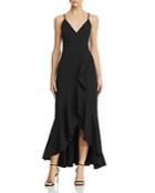 Laundry By Shelli Segal Ruffled High/low Gown