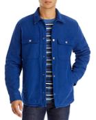 A.p.c. Blouson Alex Snap Front Long Sleeve Shirt Jacket